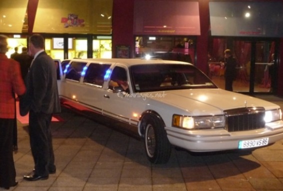 Location limousine, mariage, lincoln
